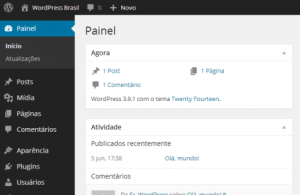 curso bh wp painel wordpress